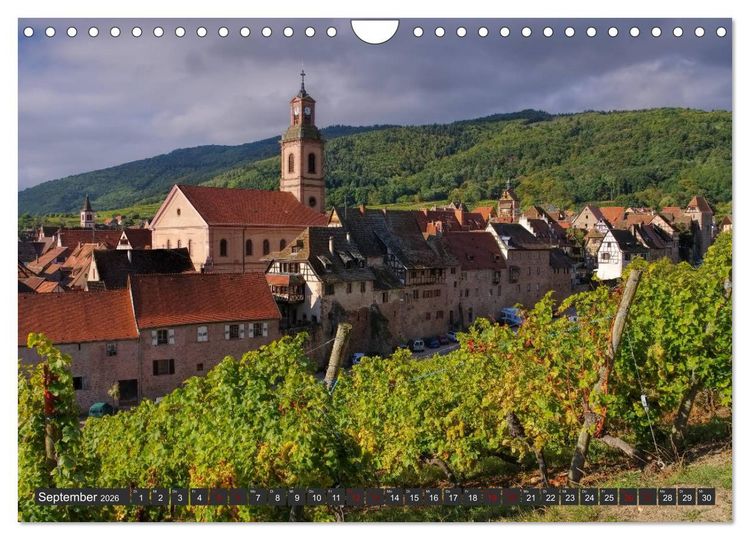 Produktbild: Elsass - Zwischen Rhein und Vogesen (Wandkalender 2026 DIN A4 quer), CALVENDO Monatskalender