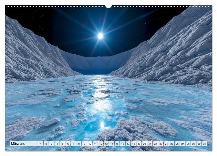 Produktbild: Kosmische Landschaften - Jenseits der Erde (Wandkalender 2026 DIN A2 quer), CALVENDO Monatskalender