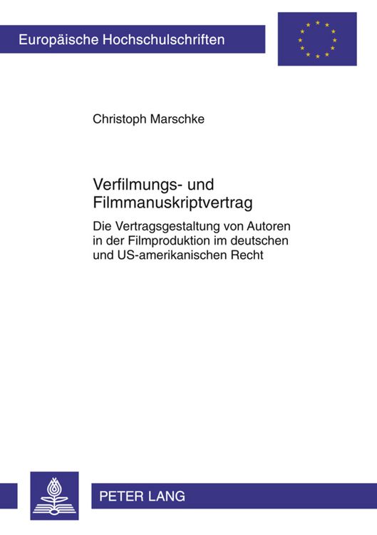 Produktbild: Verfilmungs- und Filmmanuskriptvertrag