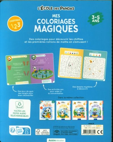 Produktbild: Mes coloriages magiques : les chiffres : 3-5 ans