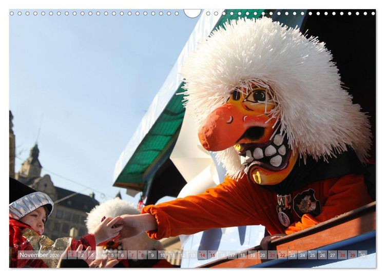 Produktbild: Basels Fasnacht (Wandkalender 2026 DIN A3 quer), CALVENDO Monatskalender