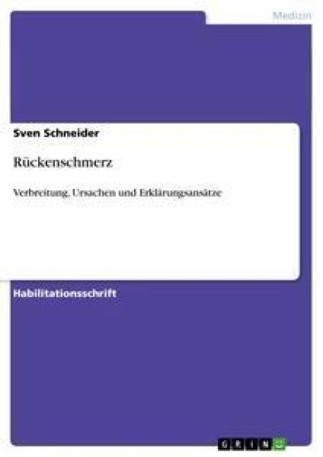 Produktbild: R&uuml;ckenschmerz