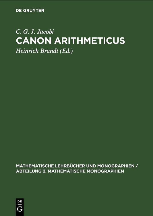 Produktbild: Canon Arithmeticus
