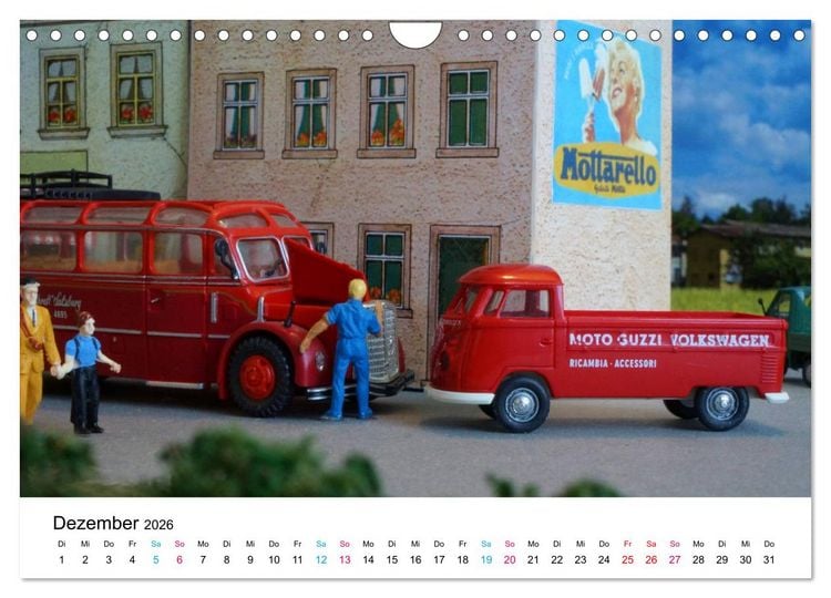Produktbild: Bella Italia im Modell (Wandkalender 2026 DIN A4 quer), CALVENDO Monatskalender