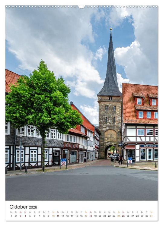 Produktbild: Duderstadt am Harz (Wandkalender 2026 DIN A2 hoch), CALVENDO Monatskalender