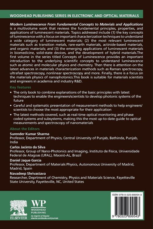 Produktbild: Modern Luminescence from Fundamental Concepts to Materials and Applications