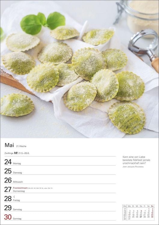 Produktbild: K&uuml;chenkalender Wochenplaner 2027 - 53 inspirierende Fotografien