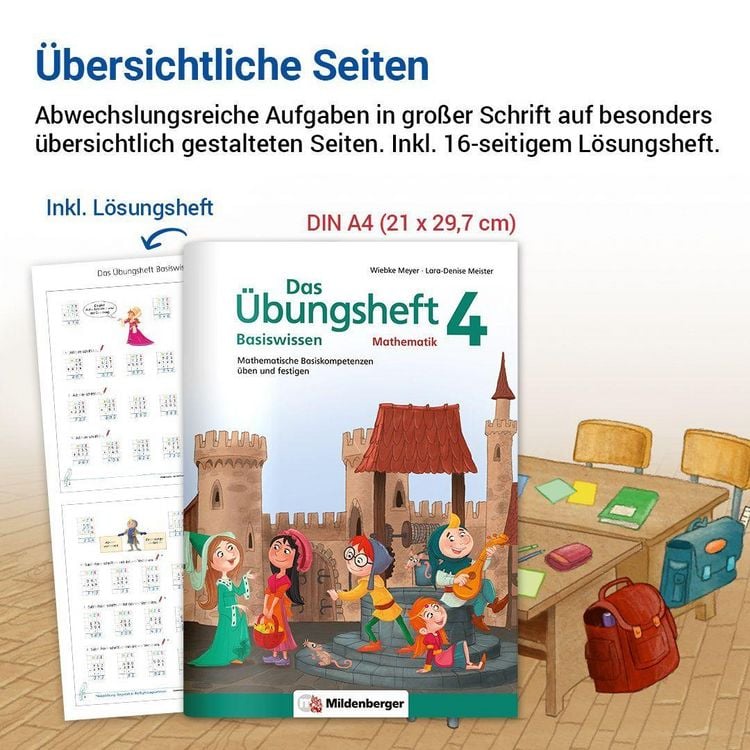 Produktbild: Das &Uuml;bungsheft Basiswissen Mathematik 4