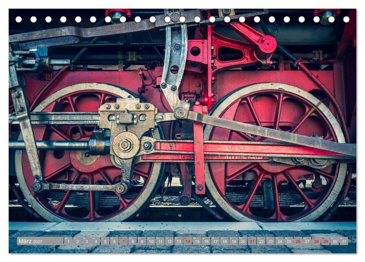 Produktbild: Molli- Mecklenburgische B&auml;derbahn (Tischkalender 2027 DIN A5 quer), CALVENDO Monatskalender