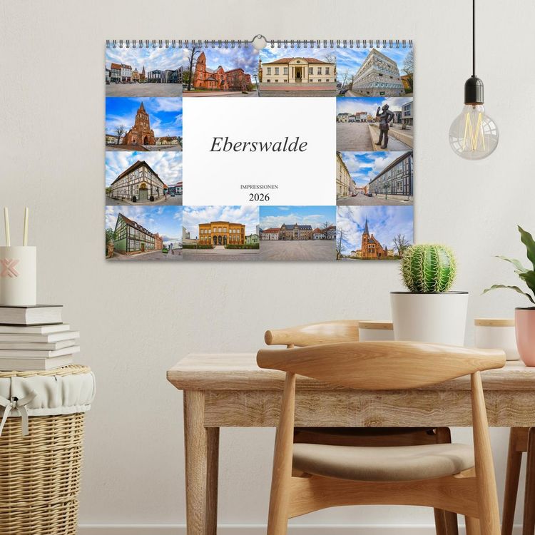 Produktbild: Eberswalde Impressionen (Wandkalender 2026 DIN A3 quer), CALVENDO Monatskalender