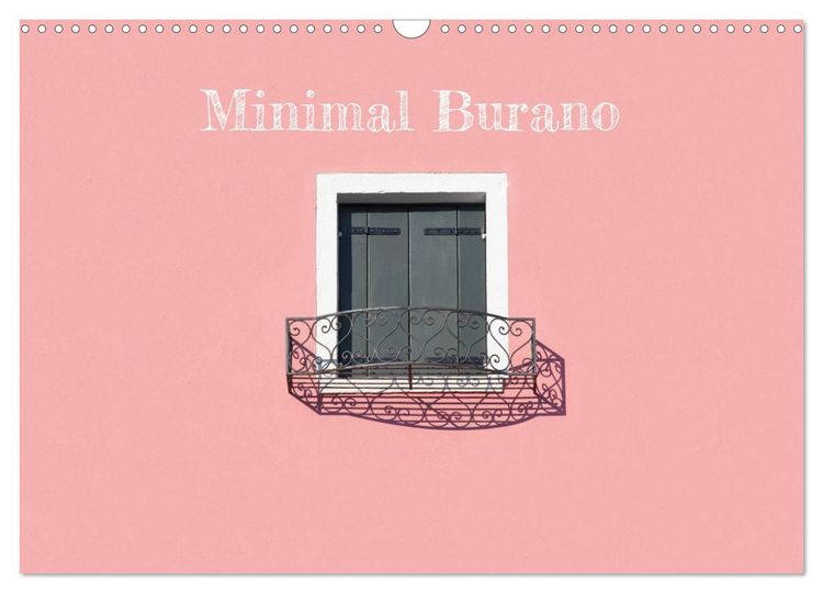Produktbild: Minimal Burano (Wandkalender 2027 DIN A3 quer), CALVENDO Monatskalender