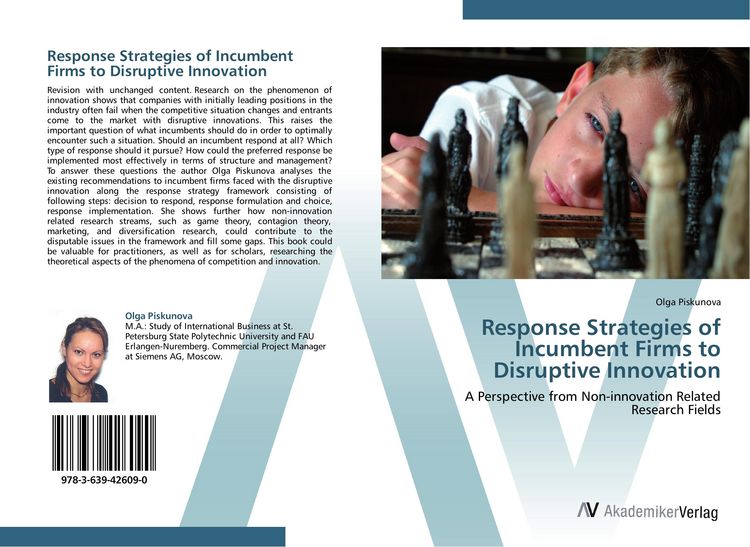 Produktbild: Response Strategies of Incumbent Firms to Disruptive Innovation