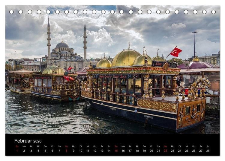 Produktbild: Istanbul (Tischkalender 2026 DIN A5 quer), CALVENDO Monatskalender