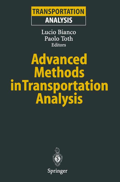 Produktbild: Advanced Methods in Transportation Analysis