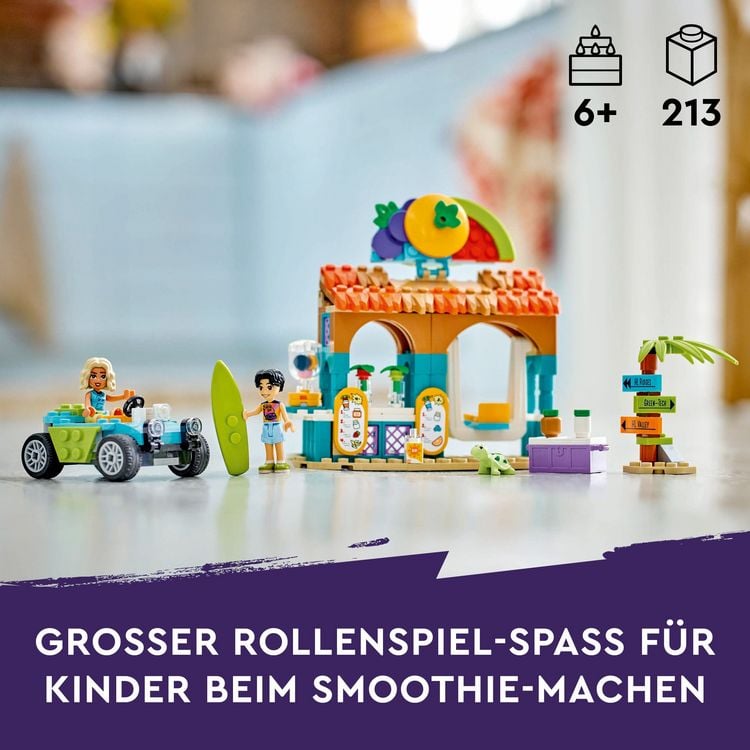 Produktbild: LEGO Friends Smoothie-Stand am Strand Spielset, Geschenkidee 42625