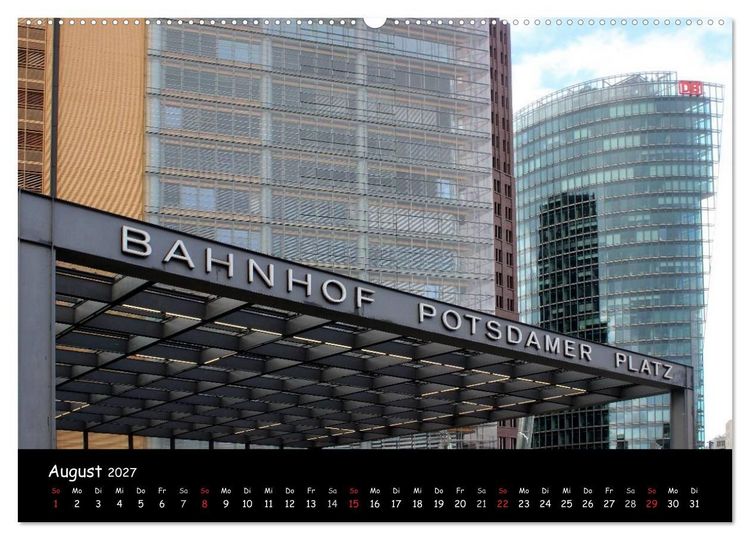 Produktbild: Berlin (hochwertiger Premium Wandkalender 2027 DIN A2 quer), Kunstdruck in Hochglanz