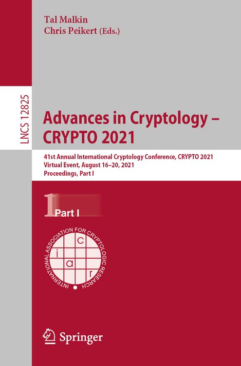 Produktbild: Advances in Cryptology &ndash; CRYPTO 2021