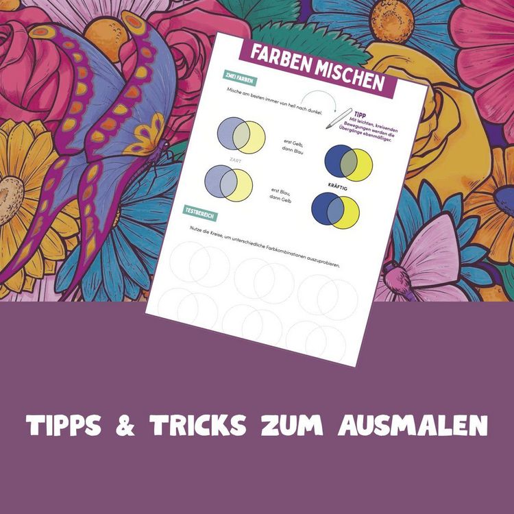 Produktbild: Malbuch M&auml;dchenzeit
