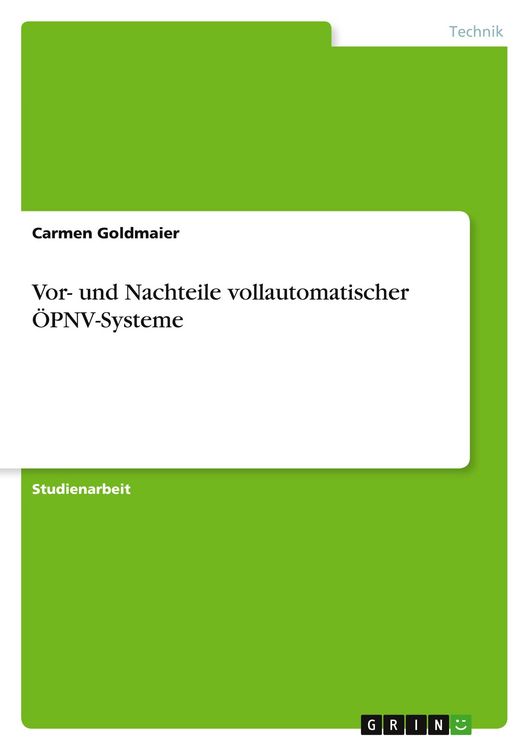 Produktbild: Vor- und Nachteile vollautomatischer &Ouml;PNV-Systeme