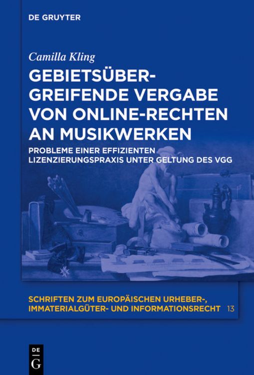 Produktbild: Gebiets&uuml;bergreifende Vergabe von Online-Rechten an Musikwerken