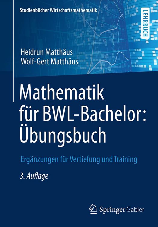 Produktbild: Mathematik f&uuml;r BWL-Bachelor: &Uuml;bungsbuch