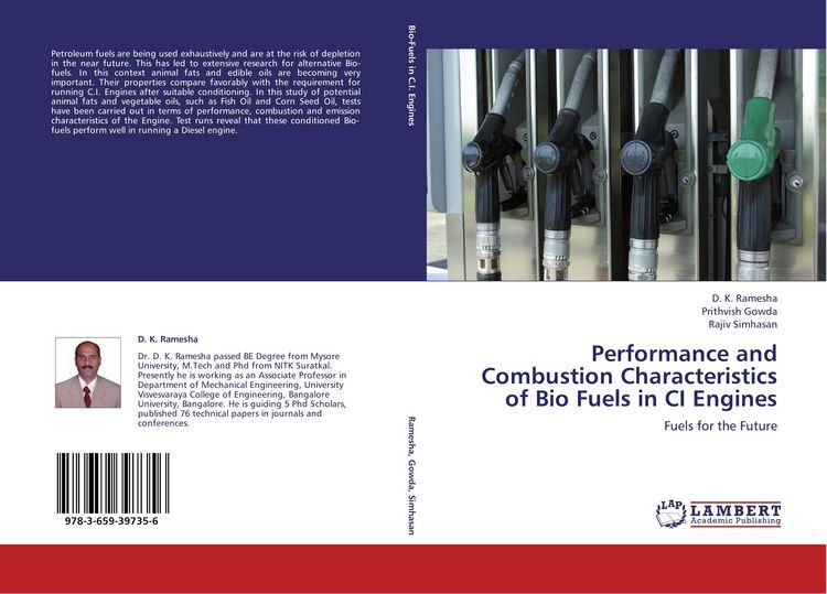 Produktbild: Performance and Combustion Characteristics of Bio Fuels in CI Engines