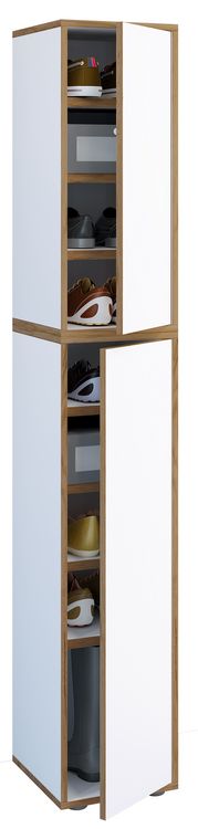 Produktbild: XL Holz Gro&szlig;er Schuhschrank Schuhkommode Salia B30