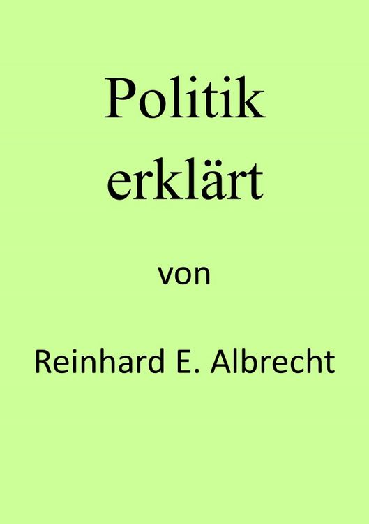 Produktbild: Politik erkl&auml;rt