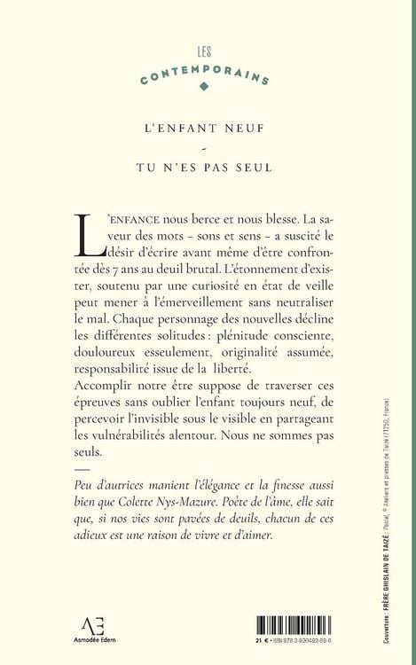 Produktbild: L'enfant neuf, suivi de Tu n'es pas seul
