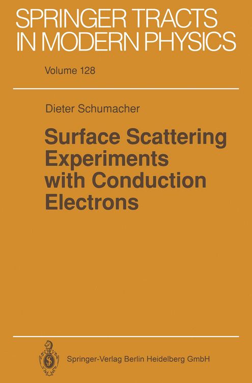 Produktbild: Surface Scattering Experiments with Conduction Electrons