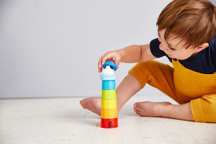 Produktbild: HABA Stapelspiel Leuchtturm