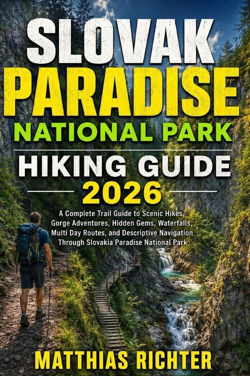Produktbild: SLOVAK PARADISE NATIONAL PARK HIKING GUIDE 2026
