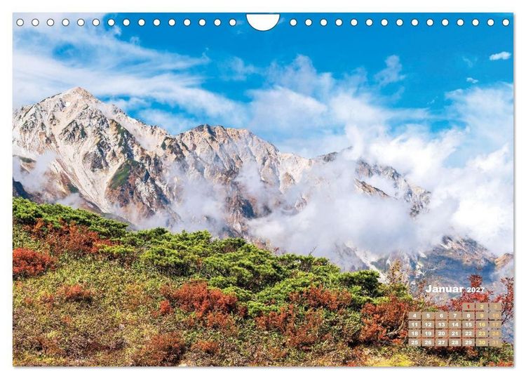 Produktbild: Japan: Entdecken Sie gelebte Tradition und einzigartige Naturwunder (Wandkalender 2027 DIN A4 quer), CALVENDO Monatskalender