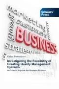 Produktbild: Investigating the Feasibility of Creating Quality Management Systems