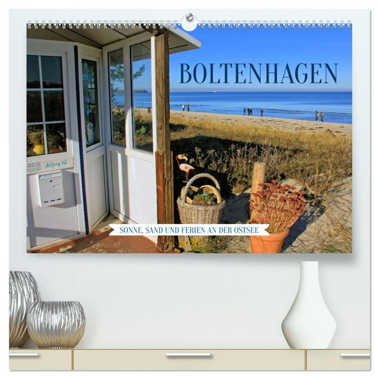 Produktbild: Boltenhagen &ndash; Sonne, Sand und Ferien an der Ostsee (hochwertiger Premium Wandkalender 2026 DIN A2 quer), Kunstdruck in Hochglanz
