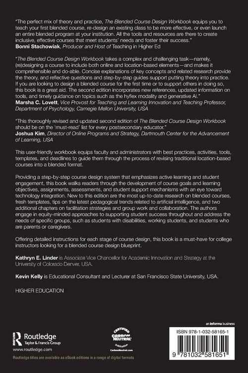 Produktbild: The Blended Course Design Workbook