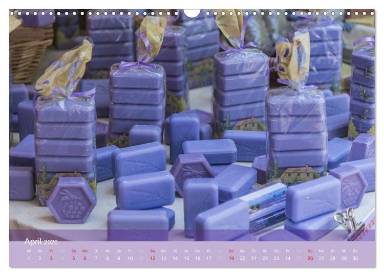Produktbild: Die Farbe des Lavendels (Wandkalender 2026 DIN A3 quer), CALVENDO Monatskalender