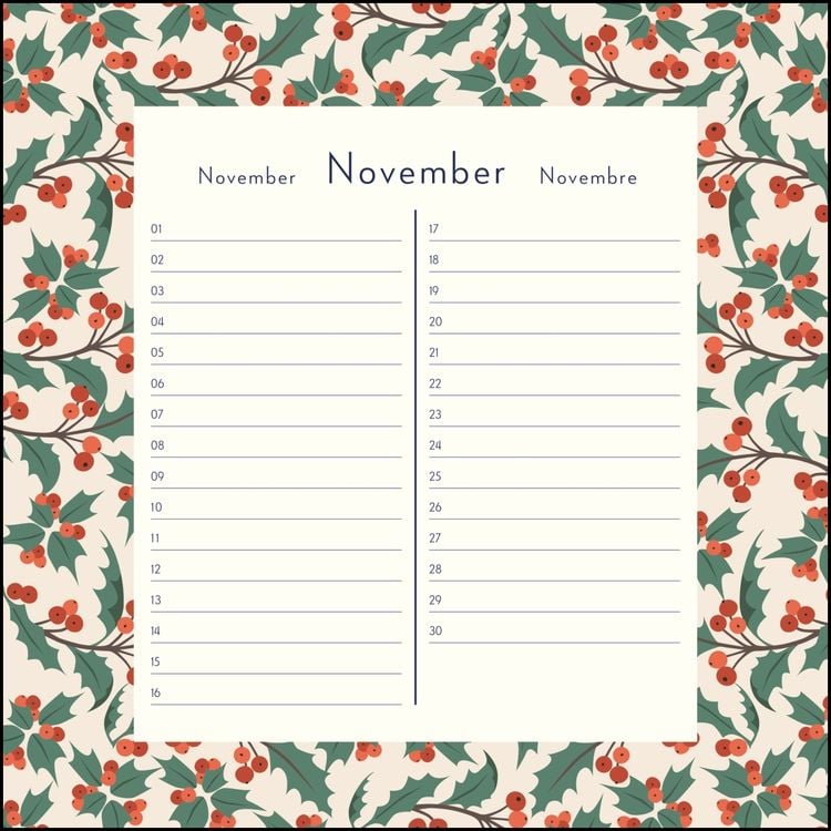 Produktbild: Immerw&auml;hrender Geburtstagskalender &ndash; Lovely Flowers &ndash; Haferkorn & Sauerbrey &ndash; Quadrat-Format 24 x 24 cm