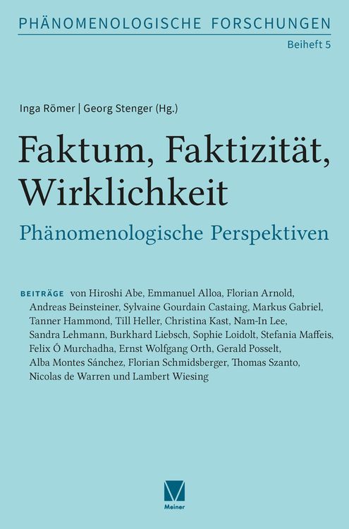Produktbild: Faktum, Faktizit&auml;t, Wirklichkeit