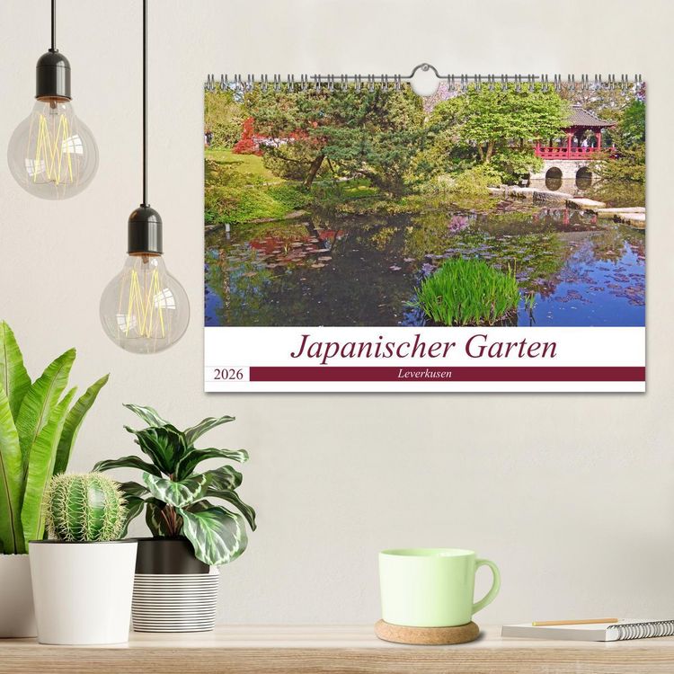Produktbild: Japanischer Garten Leverkusen (Wandkalender 2026 DIN A4 quer), CALVENDO Monatskalender