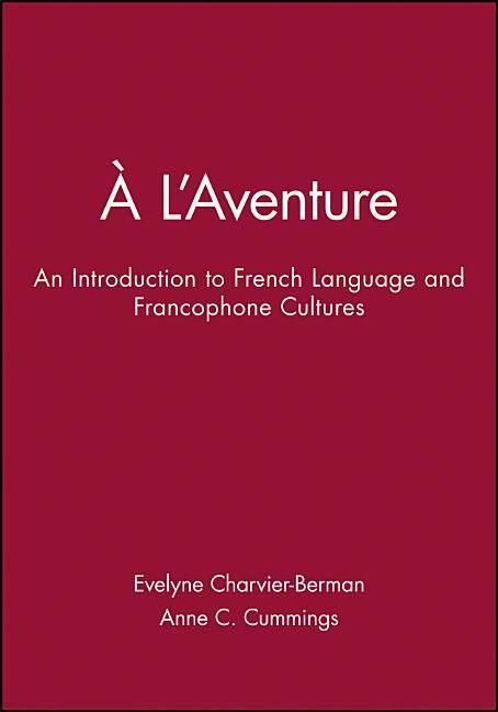Produktbild: A l'Aventure: An Introduction to French Language and Francophone Cultures, Audio Program Cassettes to Acompany the Workbook and Laboratory Manual