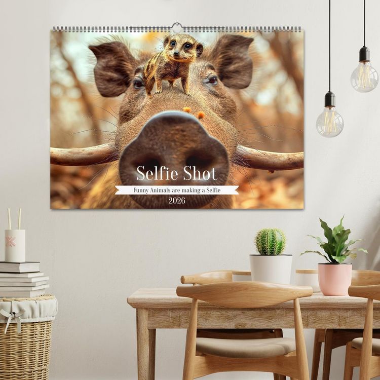 Produktbild: Selfie Shot (Wall Calendar 2026 DIN A2 landscape), CALVENDO 12 Month Wall Calendar