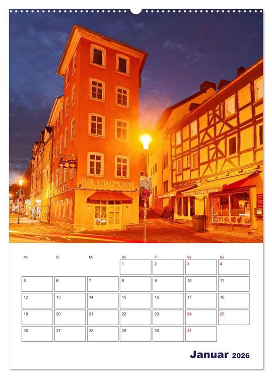 Produktbild: Marburg - Universit&auml;tsstadt mit Flair (Wandkalender 2026 DIN A2 hoch), CALVENDO Monatskalender