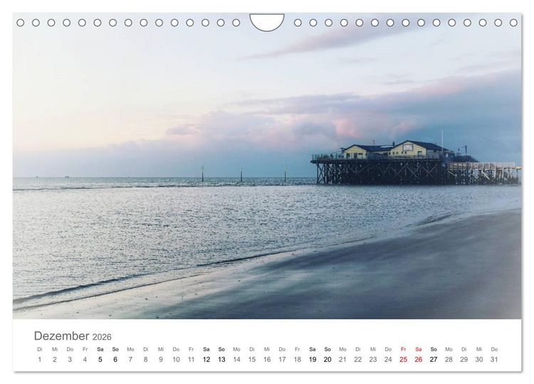 Produktbild: Nordfriesland (Wandkalender 2026 DIN A4 quer), CALVENDO Monatskalender
