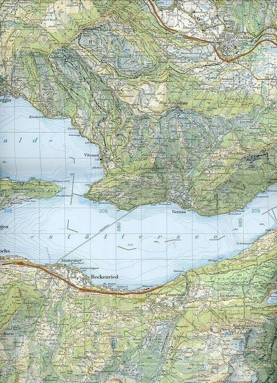 Produktbild: Swisstopo 1 : 50 000 Vierwaldst&auml;ttersee