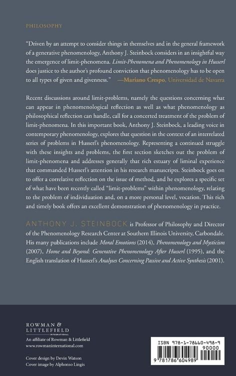 Produktbild: Limit-Phenomena and Phenomenology in Husserl