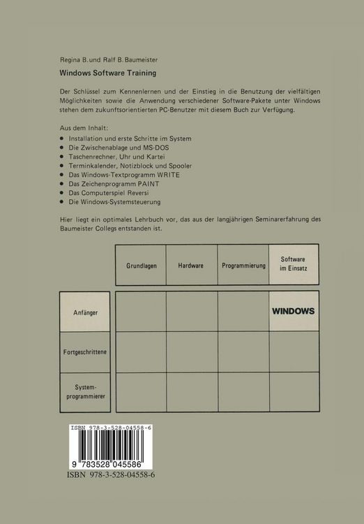 Produktbild: Windows Software Training