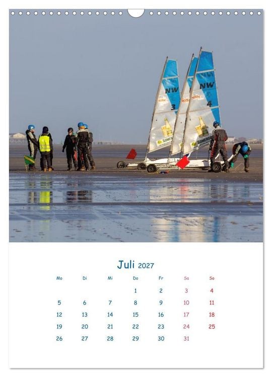 Produktbild: K&uuml;stenmomente des Jahres (Wandkalender 2027 DIN A3 hoch), CALVENDO Monatskalender