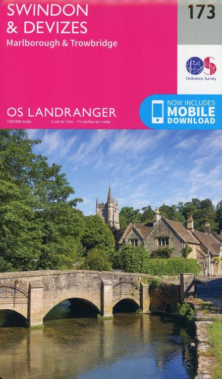 Produktbild: Ordnance Survey: Swindon, Devizes, Marlborough & Trowbridge