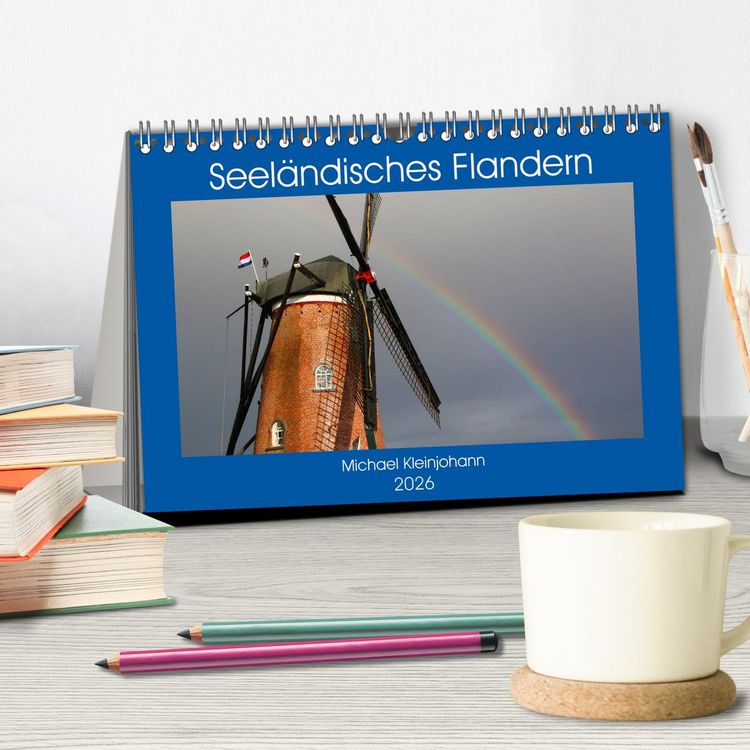 Produktbild: Seel&auml;ndisches Flandern (Tischkalender 2026 DIN A5 quer), CALVENDO Monatskalender